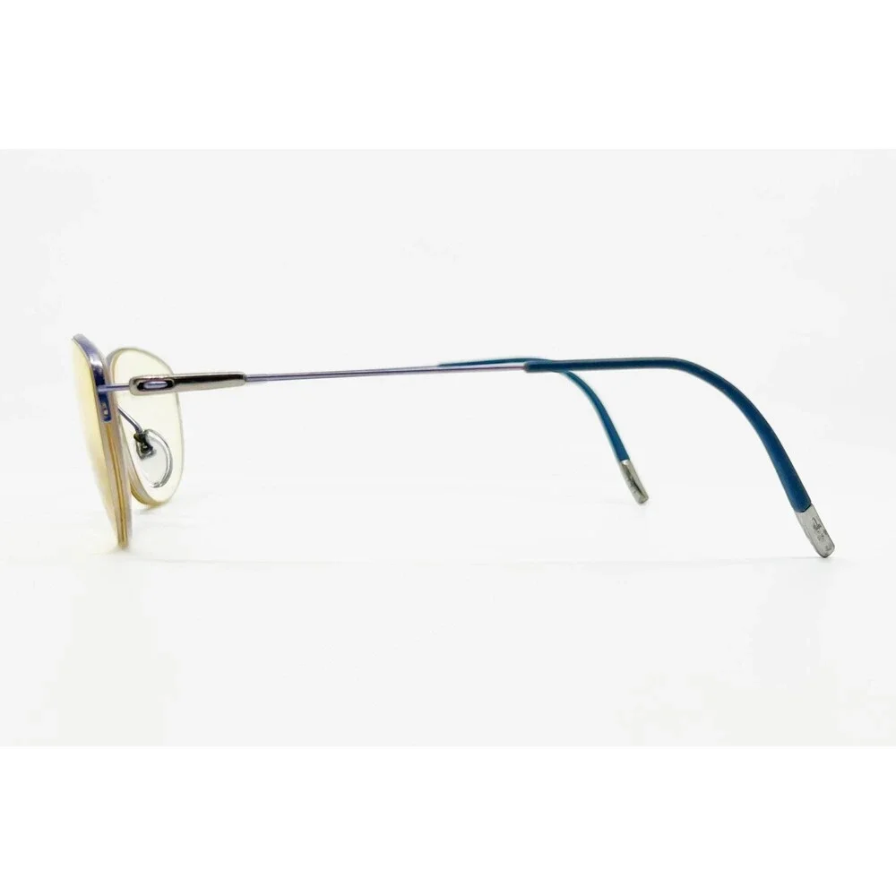 Oakley Eyeglasses Womens Silver Semi Rimless Oval Frame 51-18-135